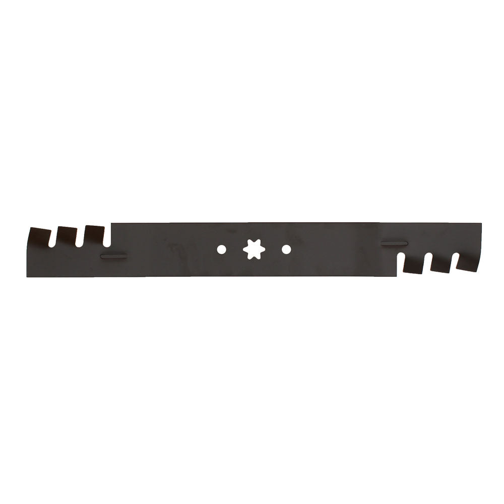 Replacement 21-3/16" X 6 Point Star Mulching Blade- Toothed Fits MTD Mowers