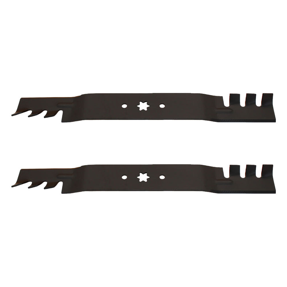 Qty 2: Toothed Commercial Mulching Blade Fits Cub Cadet Replaces 742-04126