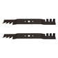 Qty 2: Toothed Commercial Mulching Blade Fits Troy Bilt Replaces 742-0616