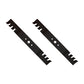 Qty 2: Toothed Commercial Mulching Blade Fits MTD Replaces 742-0616