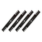 4 PK Toothed Mulching Mower Blades 742-04126 Fits Huskee Fits Murry Fits Yardman