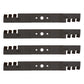 QTY 4: Toothed Commercial Mulching Blade
 Fits Troy Bilt Replaces 742-0616