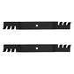 Qty 2: Toothed Mulching Blade
 Fits Toro Replaces 106-2247-03