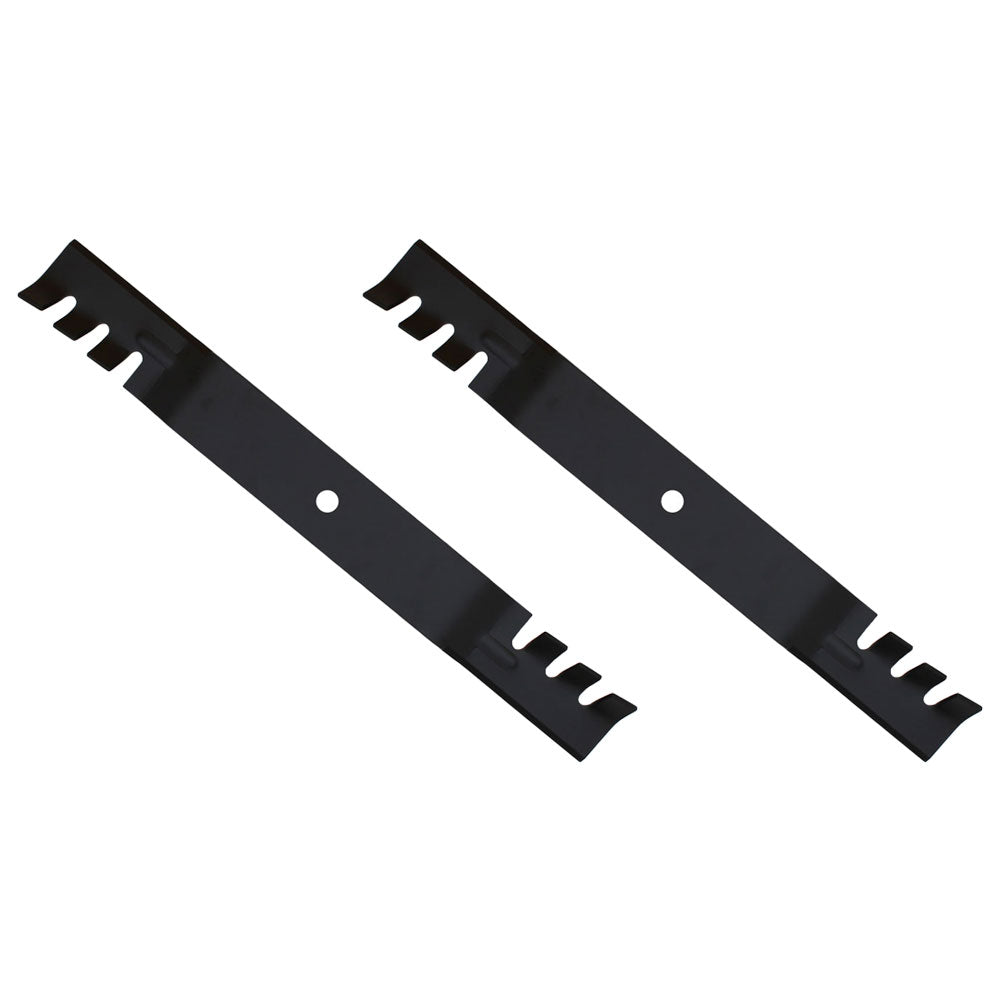 Qty 2: Toothed Mulching Blade
 Fits Exmark Replaces 106-2247-03