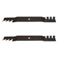 Qty 2: Toothed Mulching Blade
 Fits Toro Replaces 106-2247-03