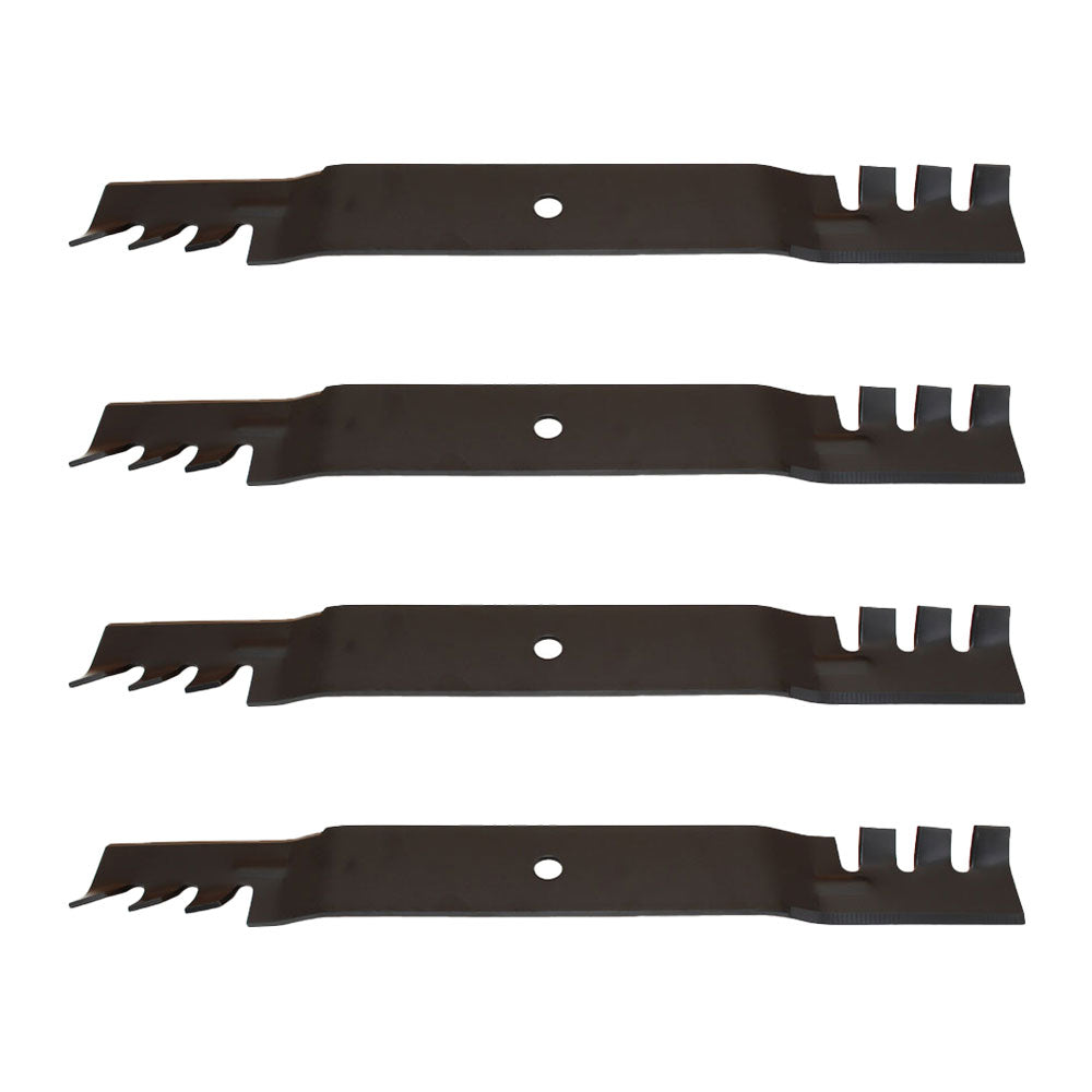 Qty 4: Toothed Mulching Blade
 Fits Exmark Replaces 106-2247-03