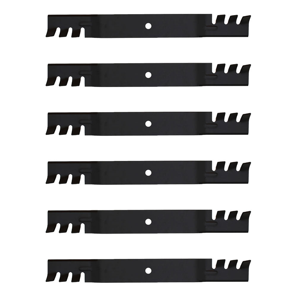 Qty 6: Toothed Mulching Blade Fits Toro Replaces 106-2247-03