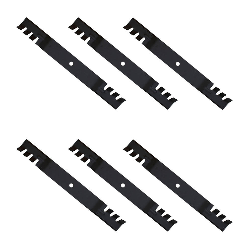 Qty 6: Toothed Mulching Blade Fits Toro Replaces 106-2247-03