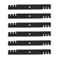 13129 106-2247-03 110-1857-03 110-6568-03 Six Fits Toro Commercial Mulching Blad
