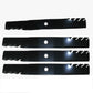 4 Pack 396-709 G6 Toothed Blade Fits John Deere M112991 M82408 M83459 M84472