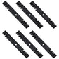 Qty 6: Toothed Mulching Blade Fits John Deere Replaces AM100945