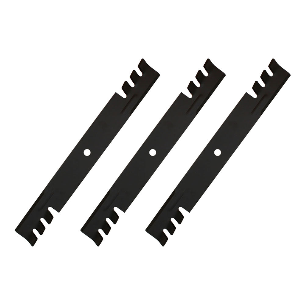 Three Pack 396-740 Toothed Blades Fits Exmark 103-2530 613111