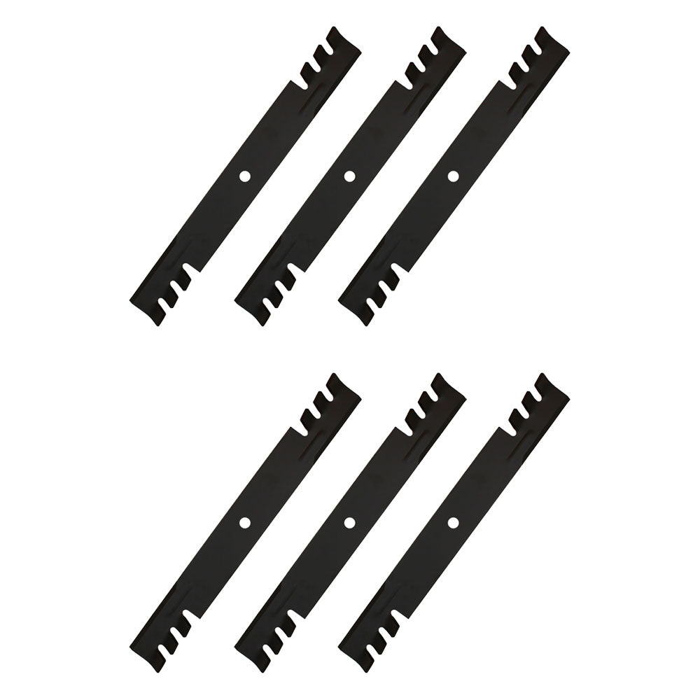 Qty 6: 20.5" Mulching Blade Fits John Deere Replaces TCU13195