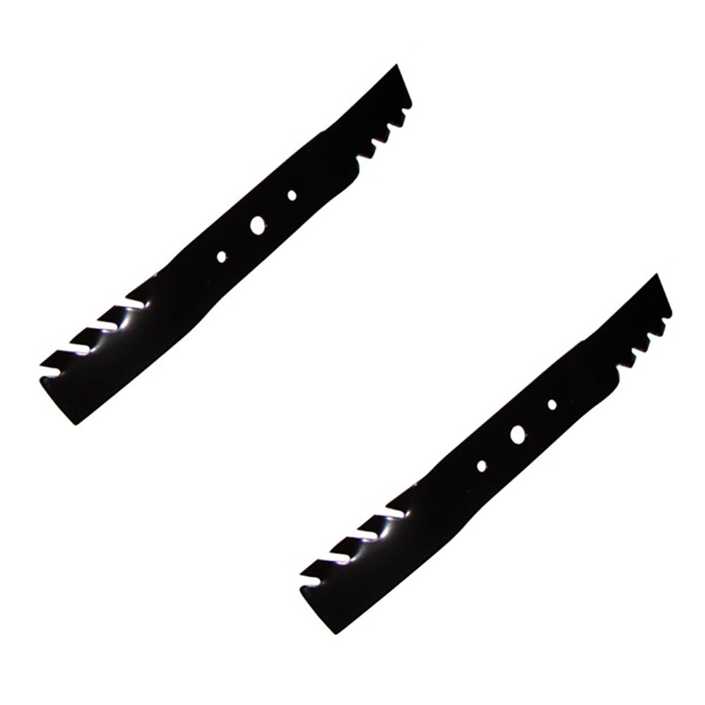 Set of Two Toothed Mulching Blades 362-460 Fits John Deere SRX895 Mower M82408