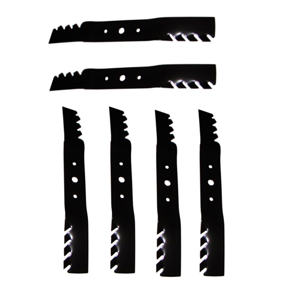 Qty 6: Mulching Blade Fits John Deere Replaces AM100946