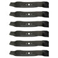 Set Of Six (6) 19-5/16" X 6 Point Star Mulching Blades Fits MTD Models CLT 38 G