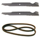 Notched Blades and Belt Kit Fits Murray Made with Aramid