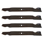 942-04290A 942-04244A Lawn Mower (4) Pack of  Mower Blades Fits Cub Cadet 46"