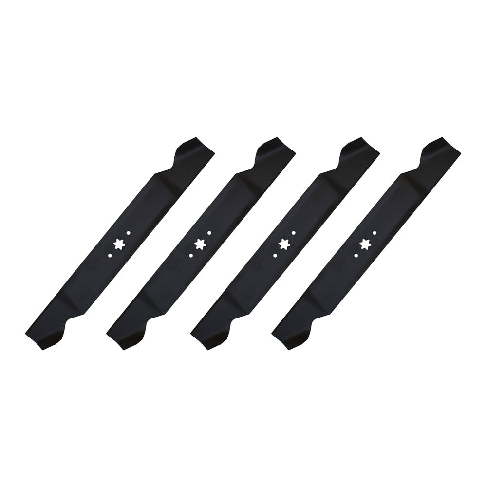 Qty 4: Standard Lift Mower Blade Fits Rotary Replaces 12956