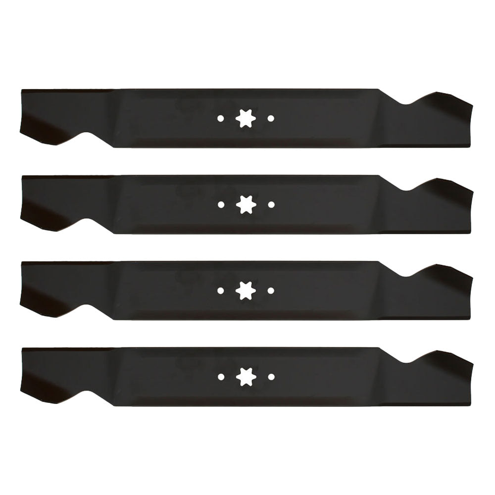 Qty 4: Standard Lift Mower Blade Fits Cub Cadet Replaces 742-04244