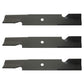 Qty 3: High Lift Mower Blade
 Fits Windsor