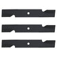 New XHT Blades fits Mowers w/ 32" & 48" Decks set of (3)