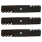 Qty 3: Mulching Blade Fits Snapper Replaces 1-7036