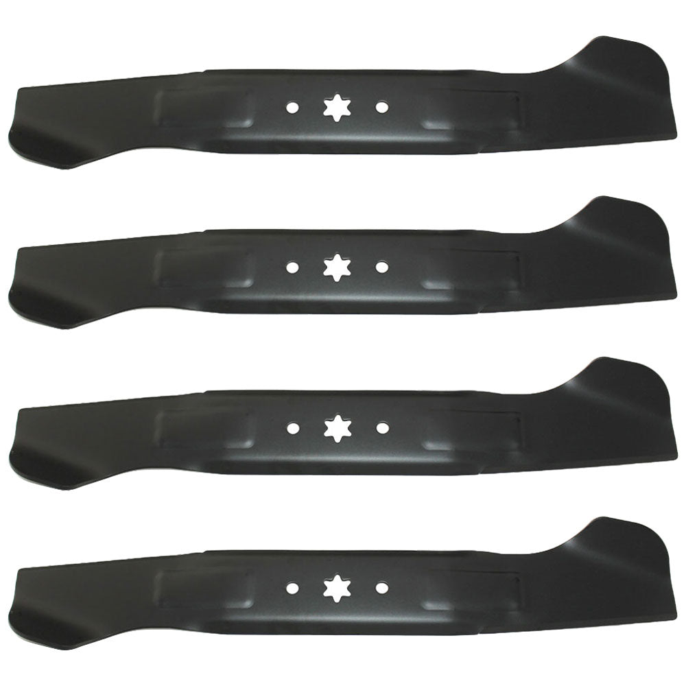 Qty 4: High Lift Mower Blade Fits MTD Replaces 742-04244