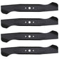 (4) pack Blades 46" Deck Fits Cub Cadet XT1-LT46 XT2-LX46 Mowers