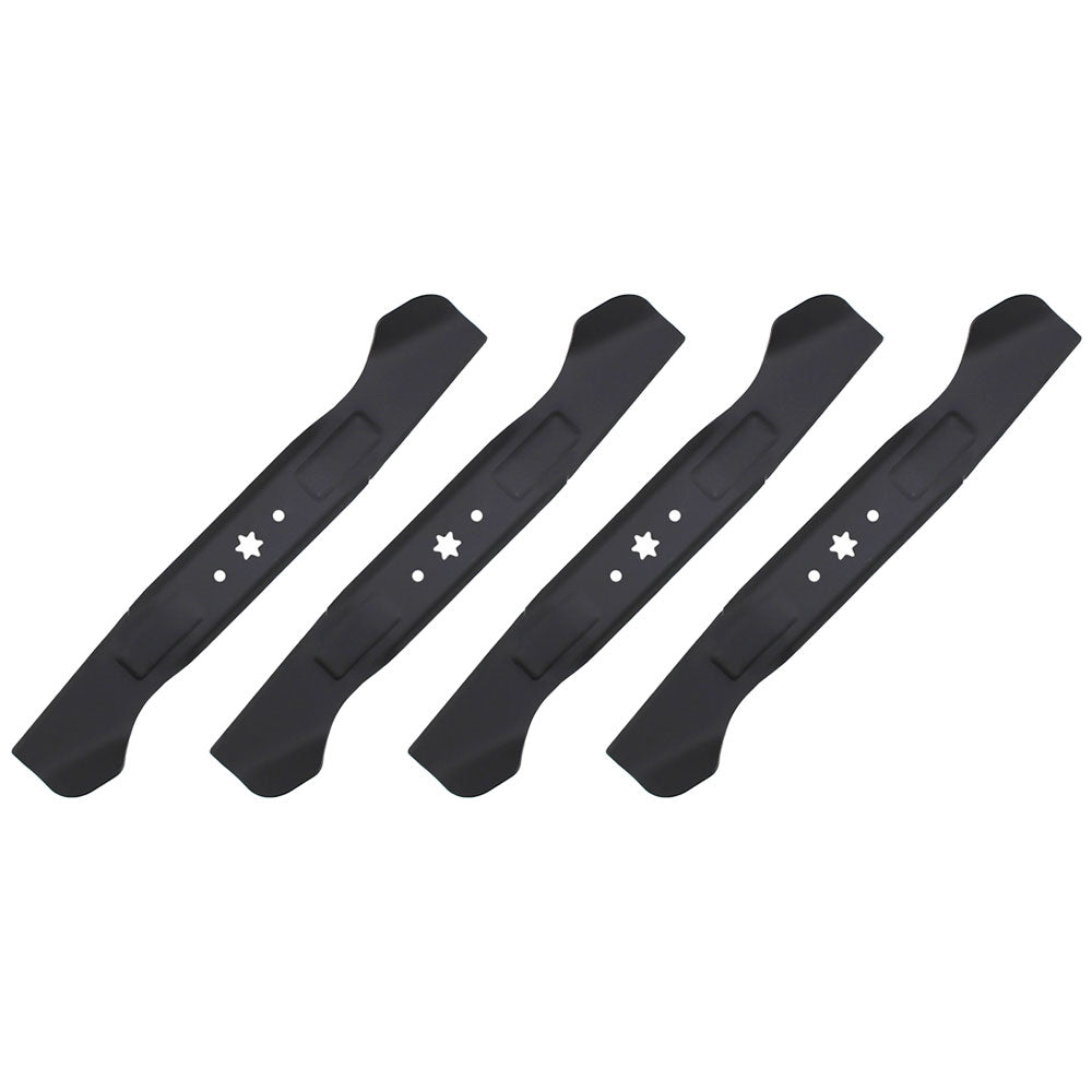 Qty 4: High Lift Mower Blade Fits Cub Cadet Replaces 490-110-C131