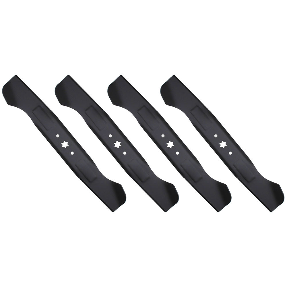 Qty 4: High Lift Mower Blade Fits Cub Cadet Replaces 490-110-C131