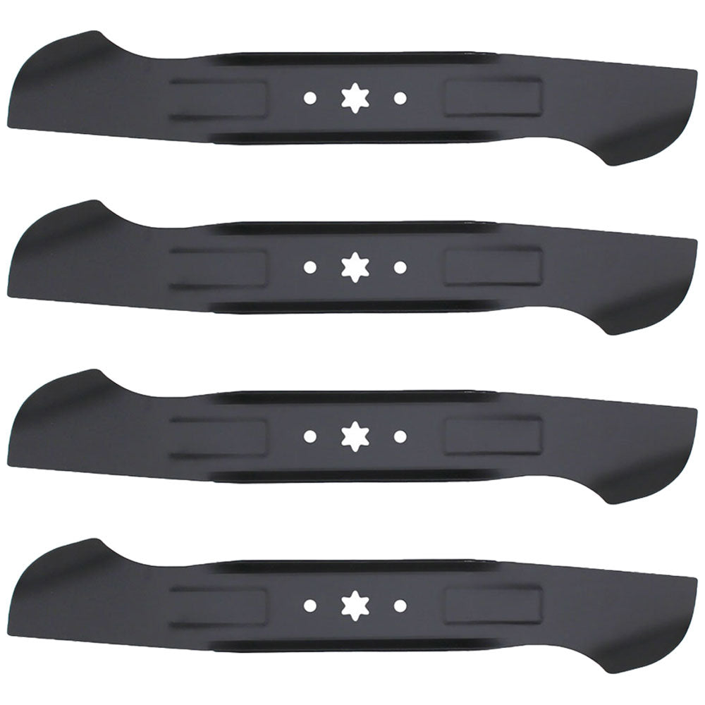 (4) pack Blades 46" Deck Fits Cub Cadet XT1-LT46 XT2-LX46 Mowers