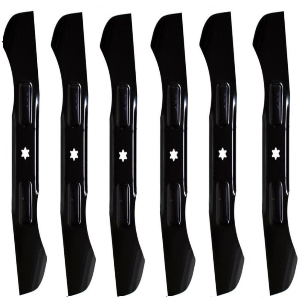 (6) Pack of Replacement High Lift Mower Blades Requires (2) for 46" deck