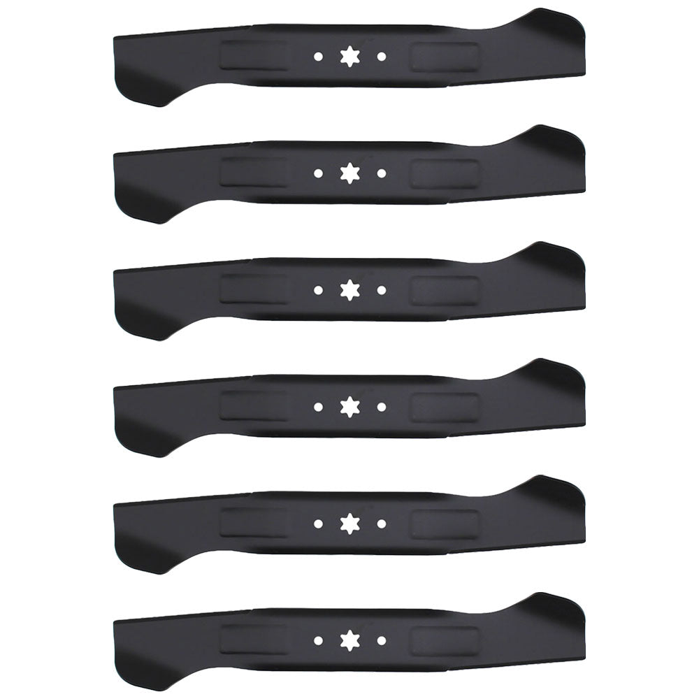 Qty 6: High Lift Mower Blade Fits MTD Replaces 742-04244
