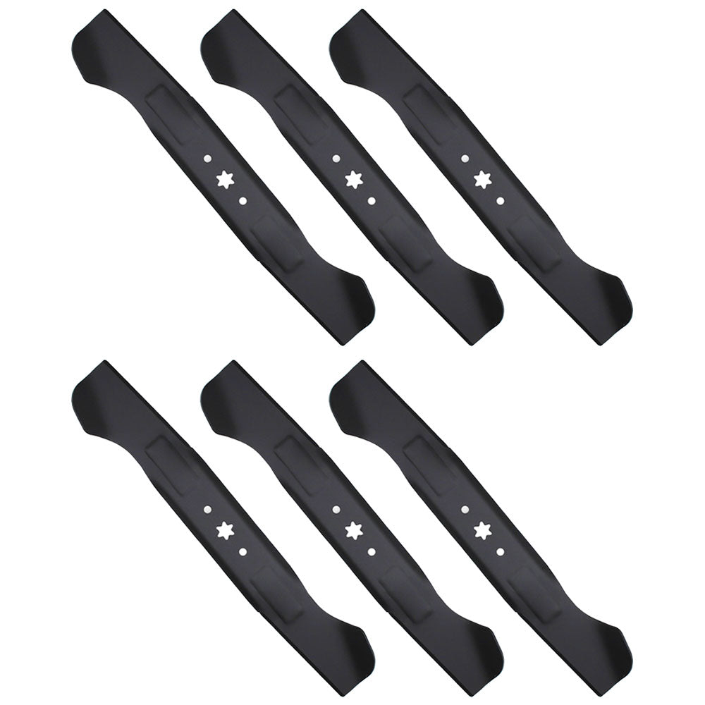 Qty 6: High Lift Mower Blade Fits Cub Cadet Replaces 490-110-C131