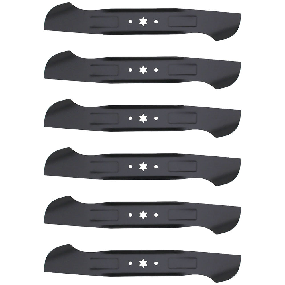 Qty 6: High Lift Mower Blade Fits Yard Man Replaces LAB50-0151_x6