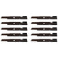 Qty 10: Notched Air-Lift Mower Blade
 Fits Toro Replaces 103-6387