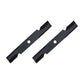Qty 2: Notched Air Lift Mower Blade Fits Exmark Replaces 103-6387