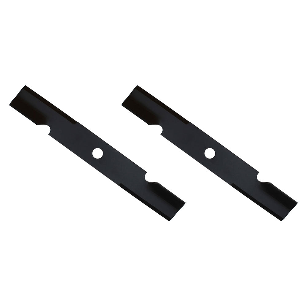 Qty 2: Notched Air Lift Mower Blade Fits Exmark Replaces 103-6387