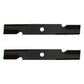 Qty 2: Notched Air Lift Mower Blade Fits Toro Replaces 103-6387
