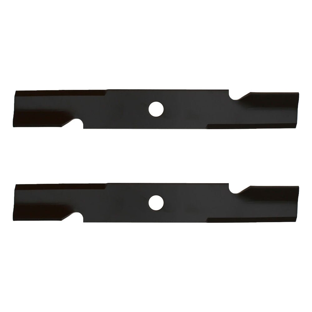 Qty 2: Notched Air Lift Mower Blade Fits Exmark Replaces 103-6387