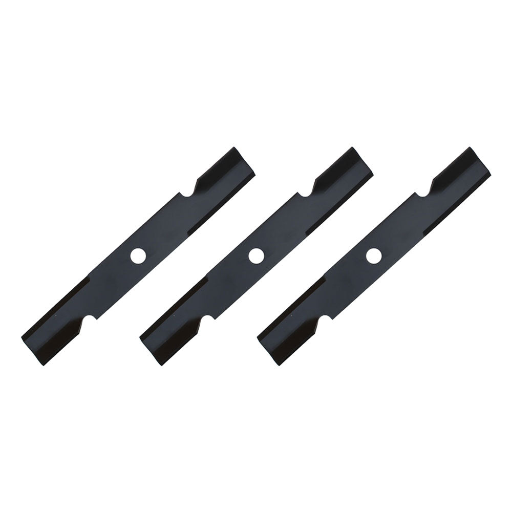 Qty 3: Notched Air-Lift Mower Blade Fits Exmark Replaces 103-6387
