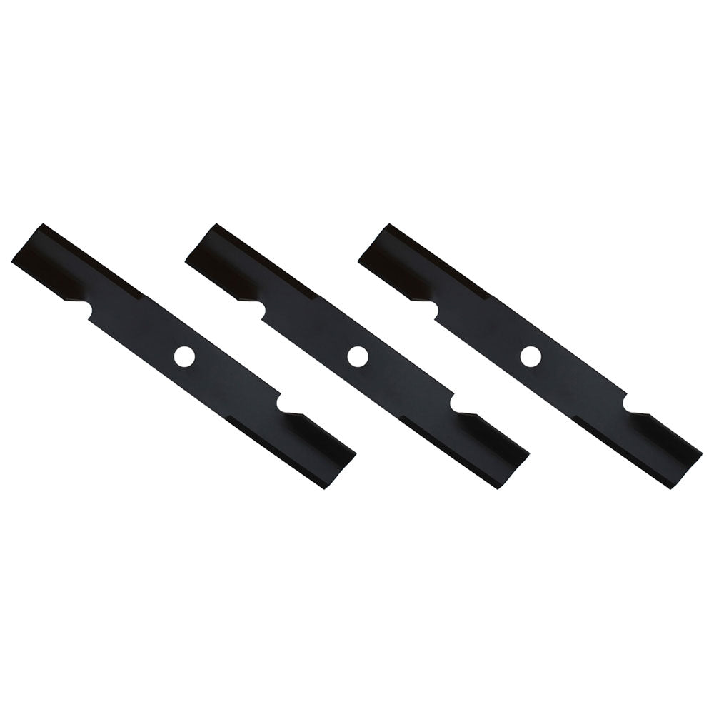 Qty 3: Notched Air-Lift Mower Blade Fits Exmark Replaces 103-6387