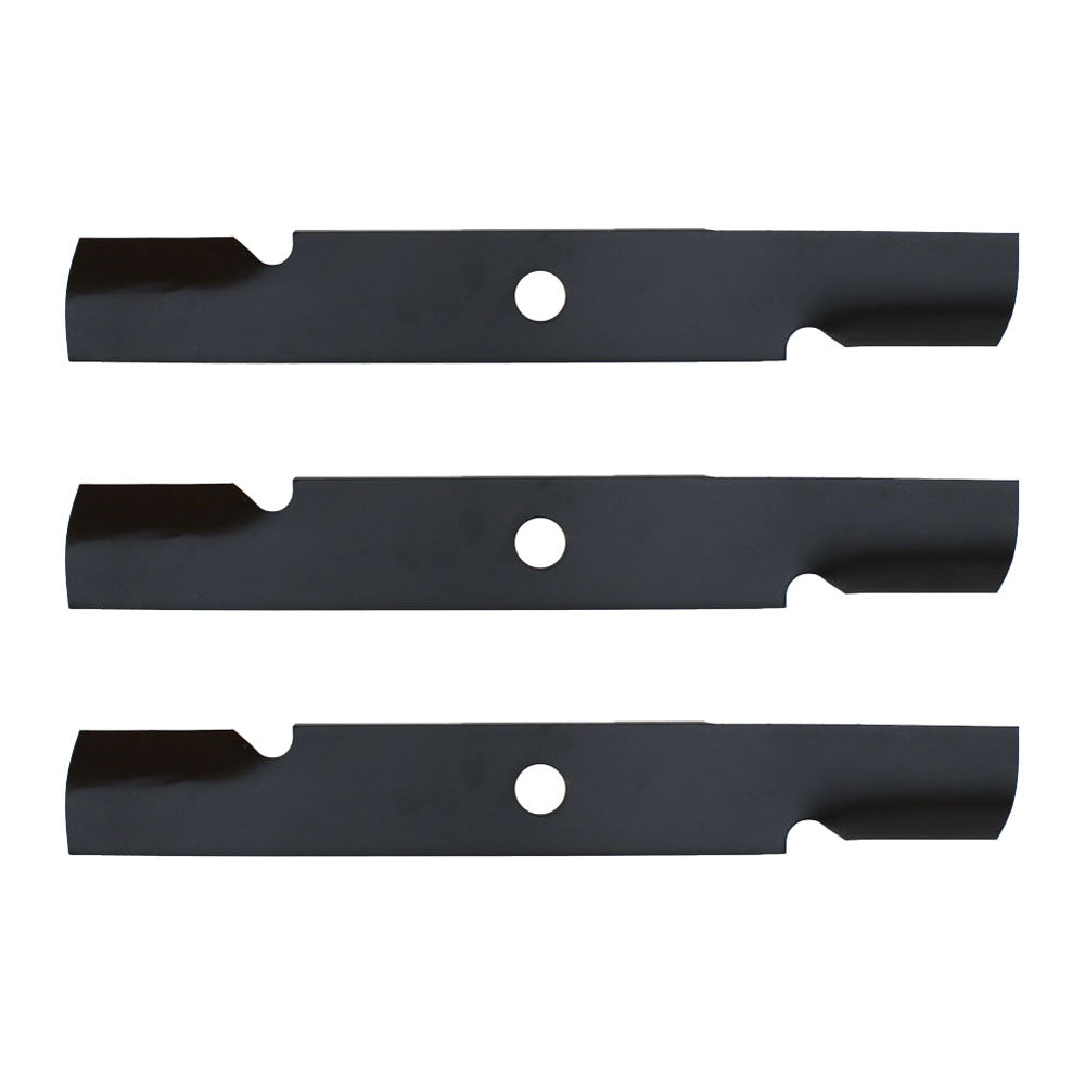 Qty 3: Notched Air-Lift Mower Blade Fits Exmark Replaces 103-6387