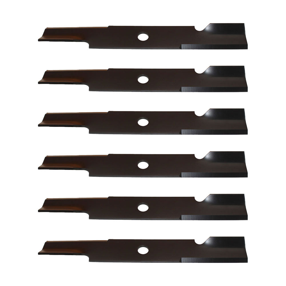 6PK Blades Lawn Mower 52" Fits Exmark 15/16" Center Hole 103-6402