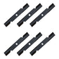 Qty 6: Notched Air-Lift Mower Blade Fits Toro Replaces 103-6387