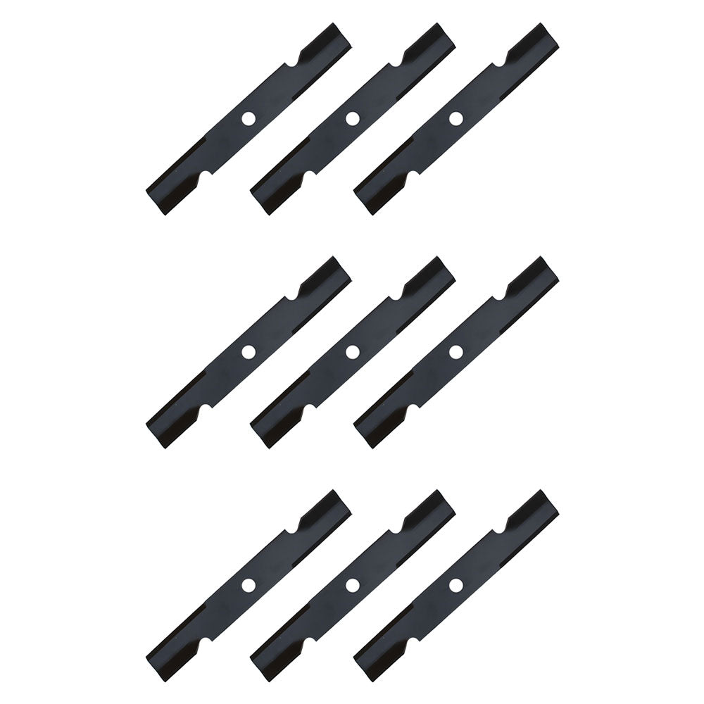 Qty 9: Notched Air-Lift Mower Blades Fits Toro Replaces 103-6387