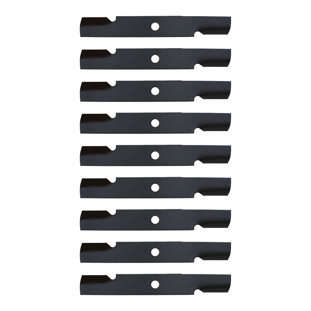 Qty 9: Notched Air-Lift Mower Blades Fits Exmark Replaces 103-6387