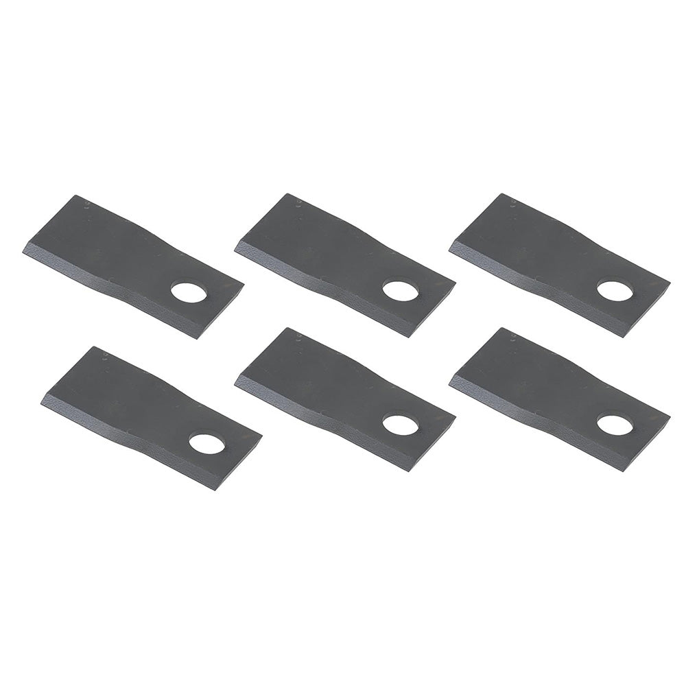 (6) Replacement CCW LH Disc Mower Blades 37302223M1 Fits Massey Ferguson