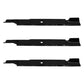 (3) 21" Blade For Scag Wild Fits CAT Turf Tiger Fits Cub Super Z Advantage V